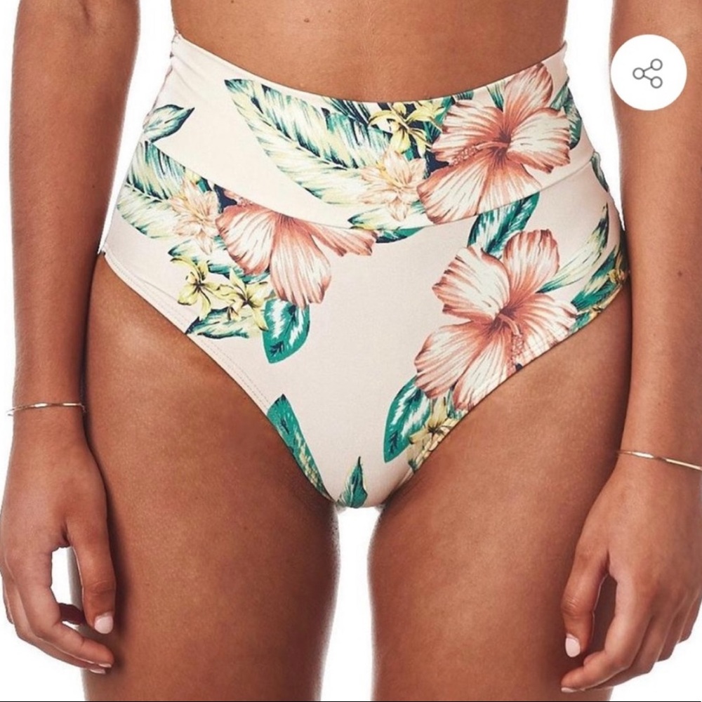 Montce Swim High Waited Bottoms